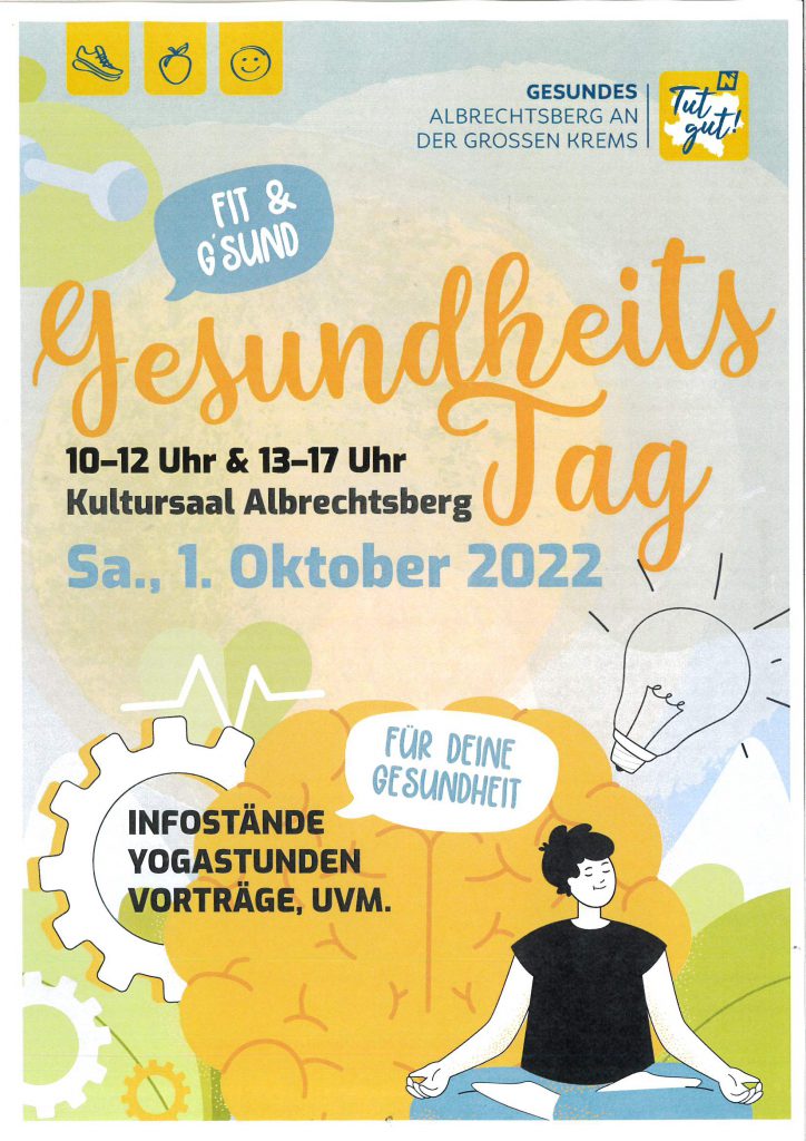 Gesundheitstag Albrechtsberg – 1. Oktober 2022