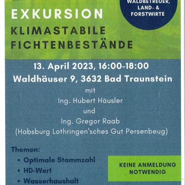 Exkursion klimastabile Fichtenbestände