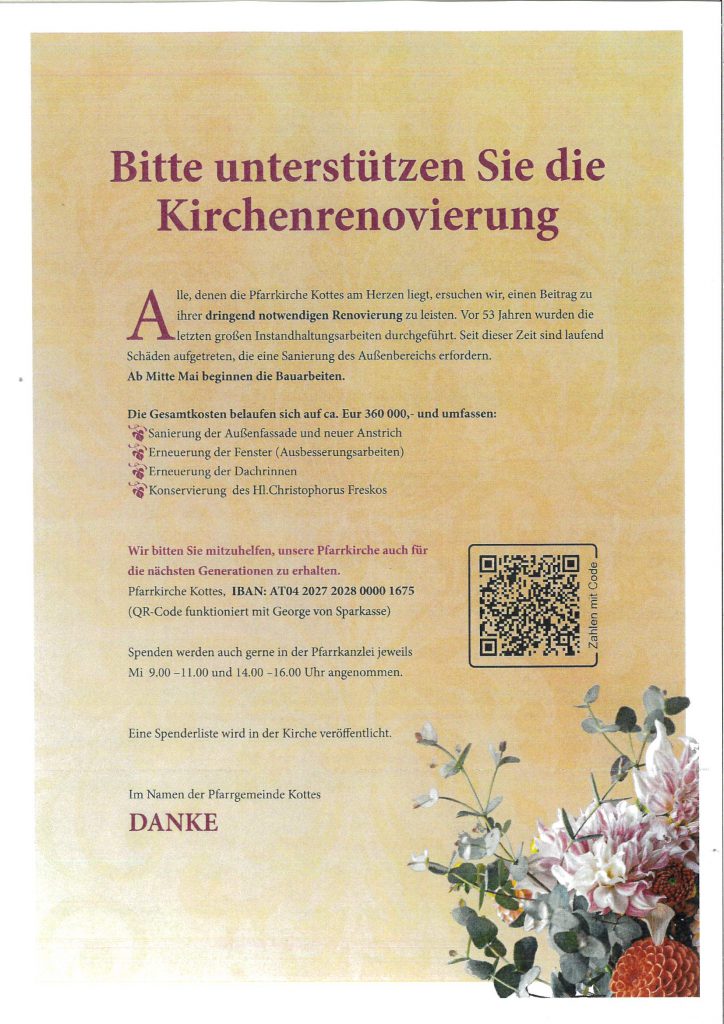 Kirchenrenovierung