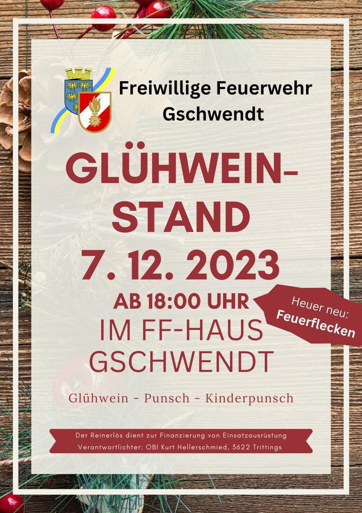 FF-Gschwendt – Glühweinstand