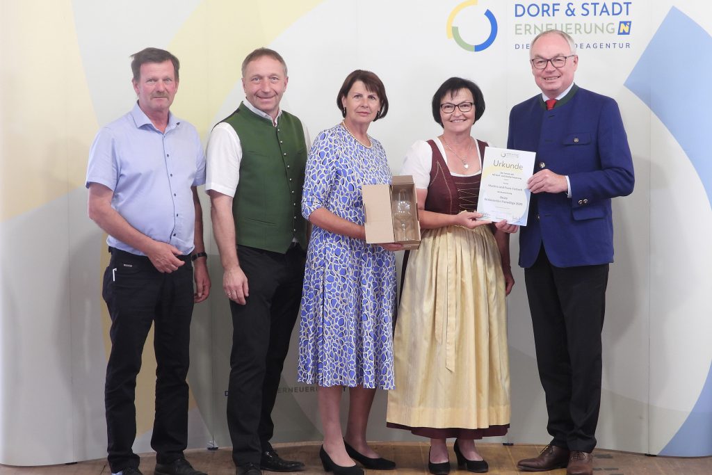 Die Ehrung zum Besten Freiwilligen 2025 – Martina und Franz Tschech aus Heitzles