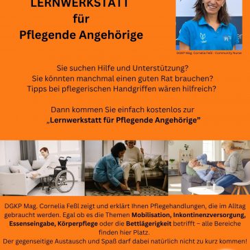 Lernwerkstatt für pflegende Angehörige