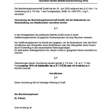 Waldbrandverordnung