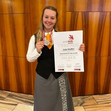 Anja Klaffl aus Dankholz holt Silber bei den JuniorSkills Austria