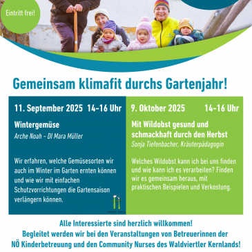 Gemeinsam klimafit durchs Garenjahr!