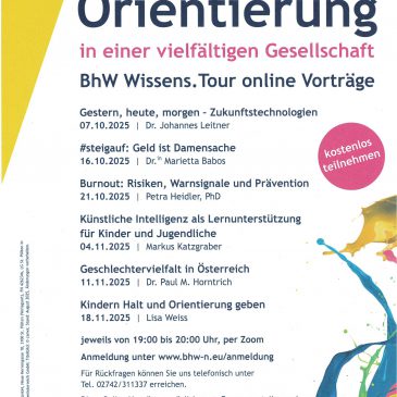 BhW Wissens.Tour online Vorträge