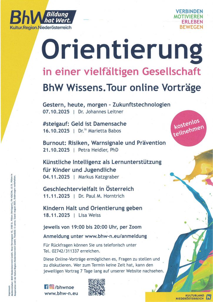 BhW Wissens.Tour online Vorträge