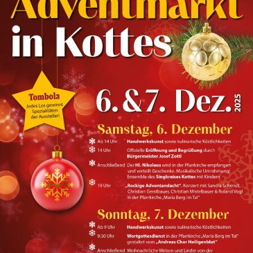 Adventmarkt in Kottes 06. und 07.12.2025