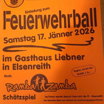 Feuerwehrball der FF Elsenreith am 17.01.2026