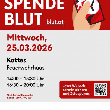 Blutspende-Aktion 25.03.2026