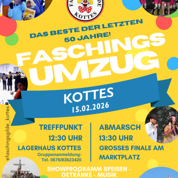 Faschingsumzug am 15.02.2026