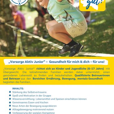 Gesunde Gemeinde: Vorsorge Aktiv Junior
