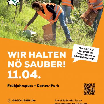 Frühjahrsputz 2026 – Wir halten Niederösterreich sauber!