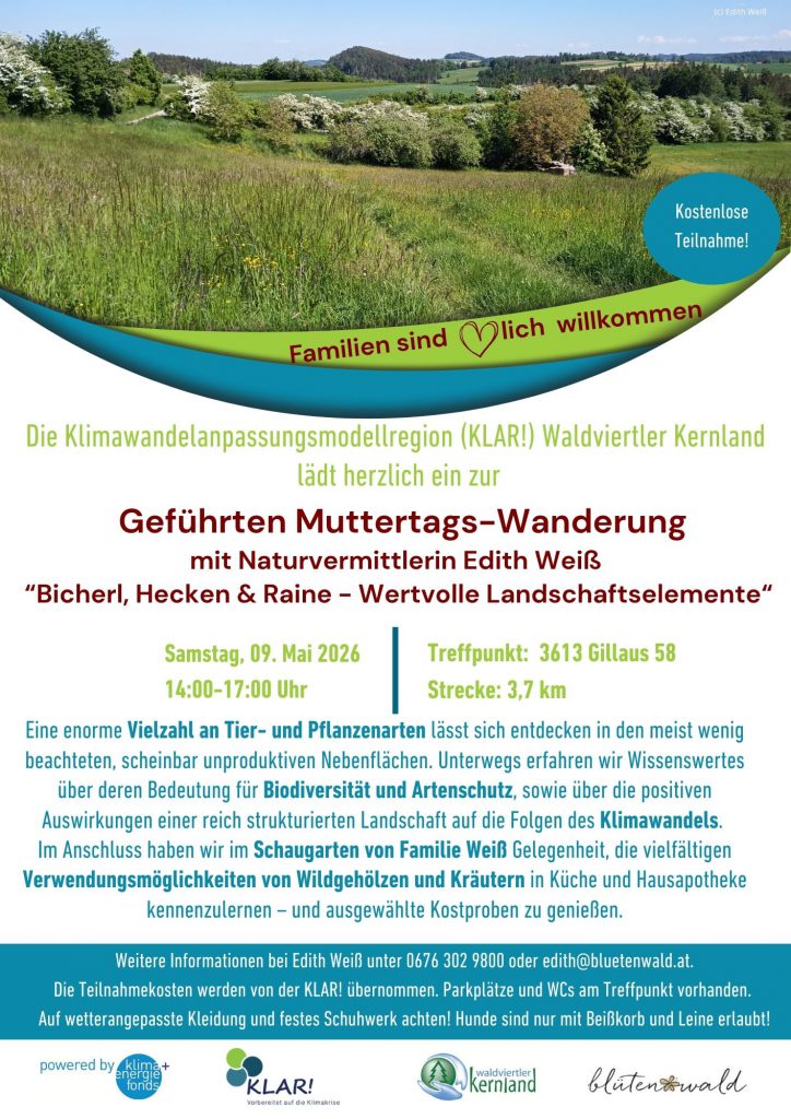 Geführte Muttertags Wanderung – 09.05.2026