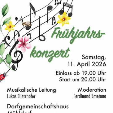 Frühjahrskonzert des MV Kottes am 11.04.2026