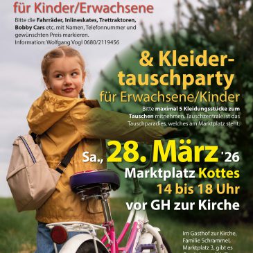 Radbörse des Elternvereins der Volksschule Kottes-Purk, 28.03.2026