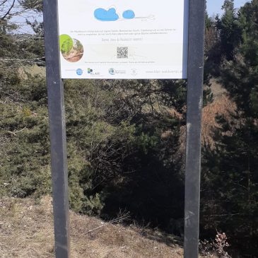 Rücksichtsvolles Verhalten im Wald – Neue Hinweistafeln in allen 9 KLAR!-Gemeinden aufgestellt