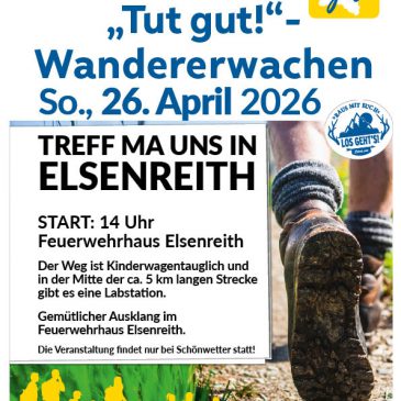 “Tut gut!” – Wandererwachen, 26.04.2026