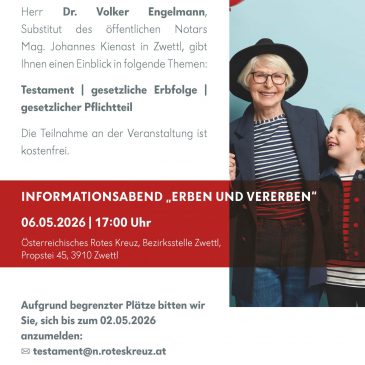 Informationsabend “Erben und Vererben”