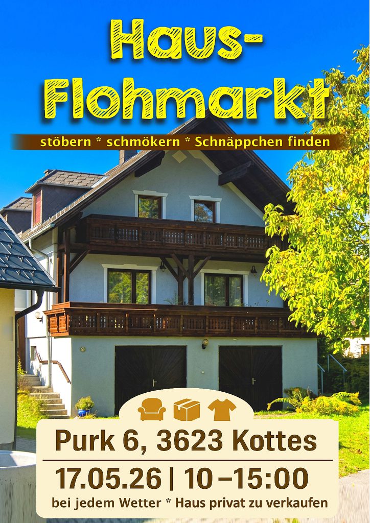 Hausflohmarkt in Purk 6