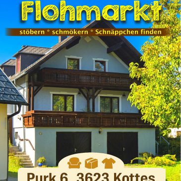 Hausflohmarkt in Purk 6 – 17.05.2026