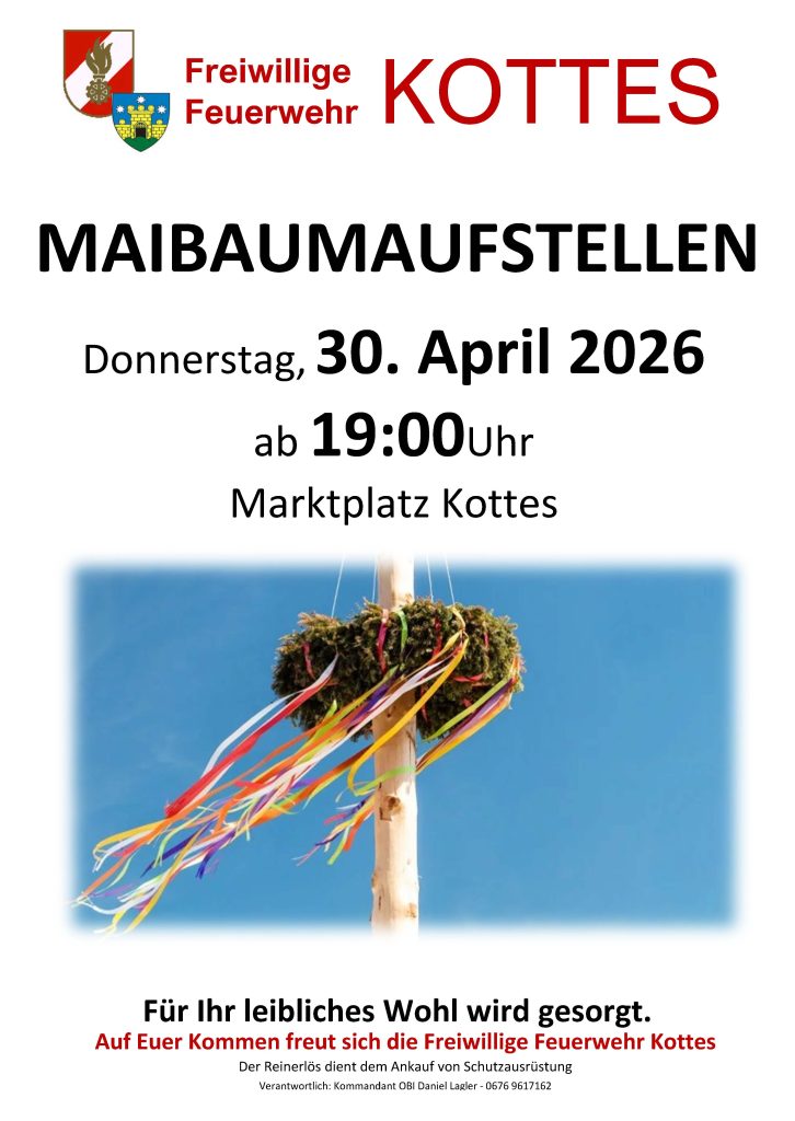 Maibaumaufstellen Kottes, 30.04.2026