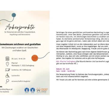 Ankerpunkte – Gemeinsam zeichnen und gestalten – 30.06.2026