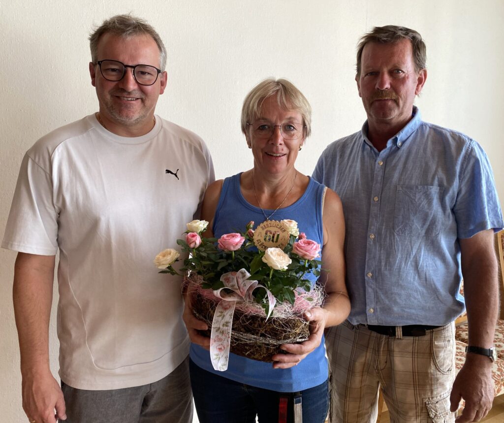 Herzliche Glückwünsche zum 60. Geburtstag