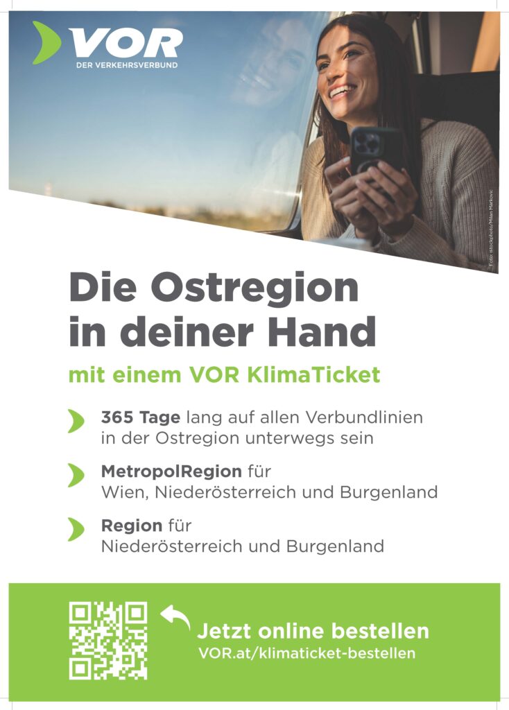 VOR KlimaTicket Region bzw. das VOR KlimaTicket MetropolRegion online bestellbar