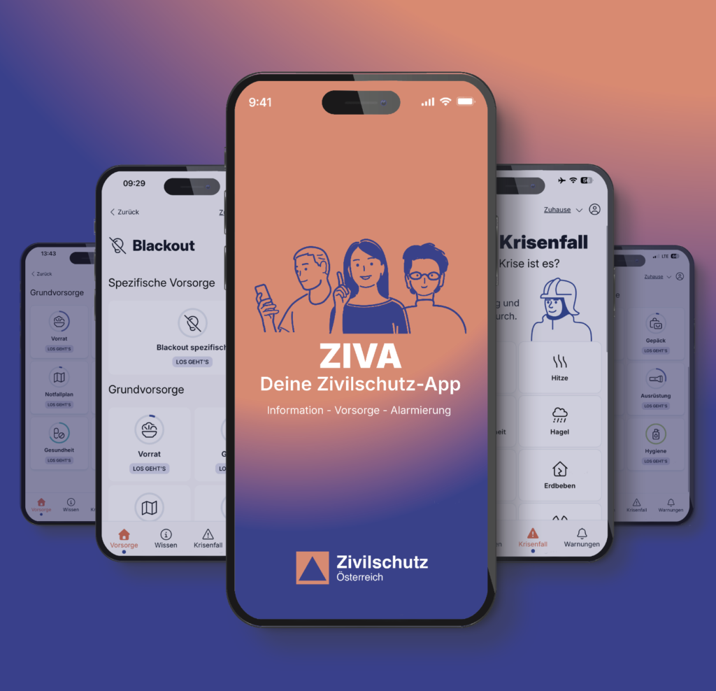 Zivilschutz-App „ZIVA“ startet: Mehr Sicherheit durch Information und Vorsorge
