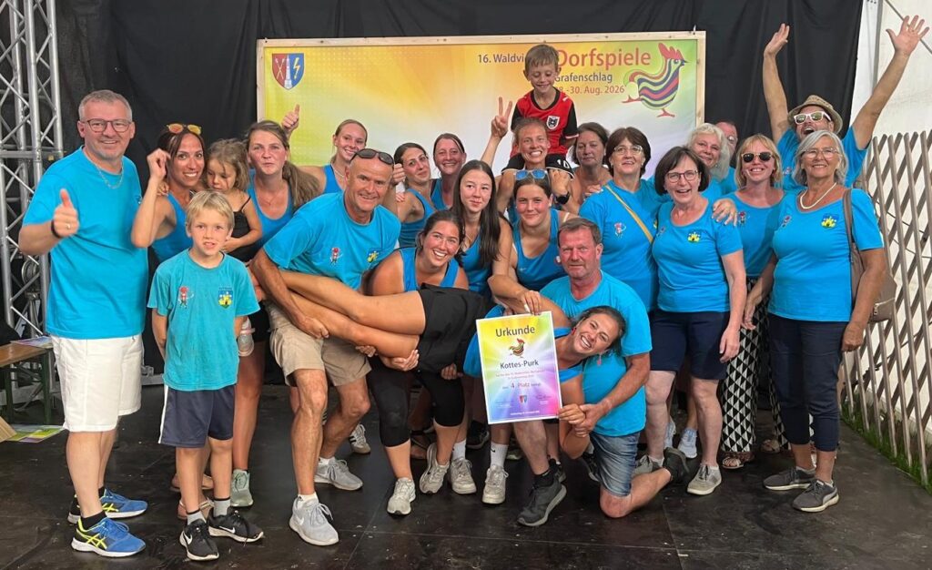 Dorfspiele 2026: Kottes-Purk erreicht starken 4. Platz