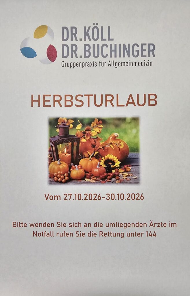 Information aus der Gruppenpraxis
